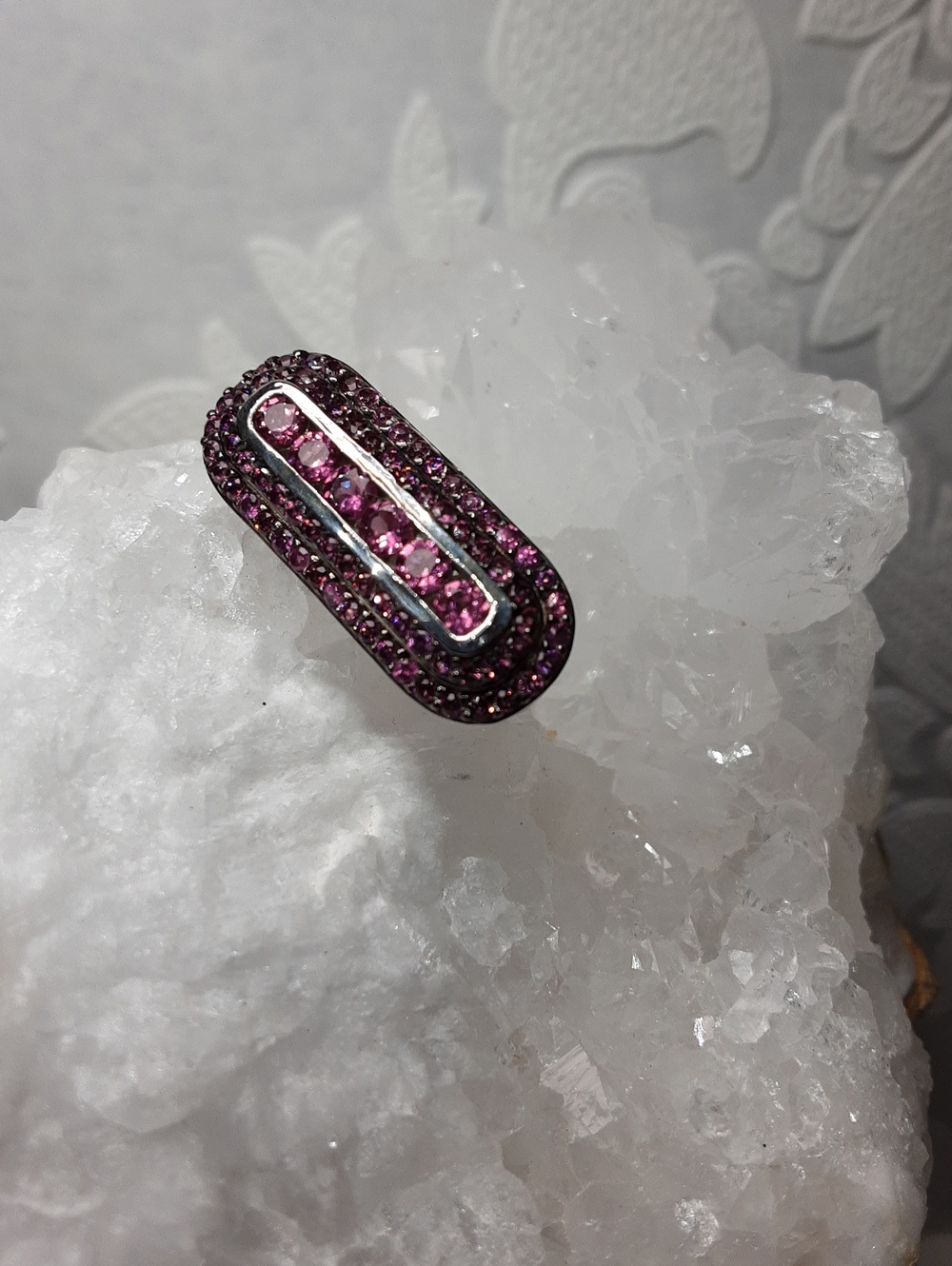 925 Garnet Ring.
